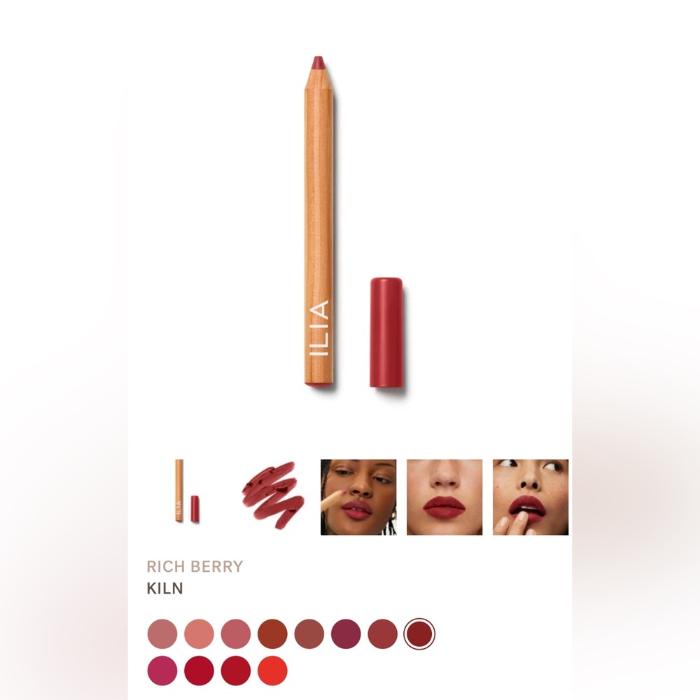 NWT ILIA Lip Sketch Hydrating Crayon (Kiln)